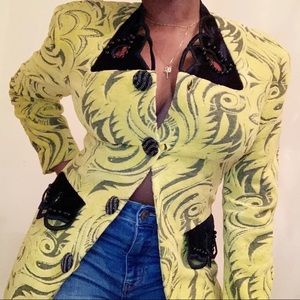 Vintage Textured Blazer (M)